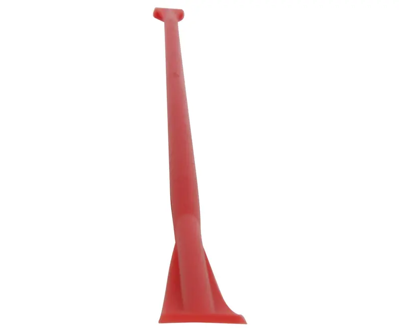 226243 Orange 7.25" Double Head (.380" & .500") Plastic Sealant Smoothing Spatula 1