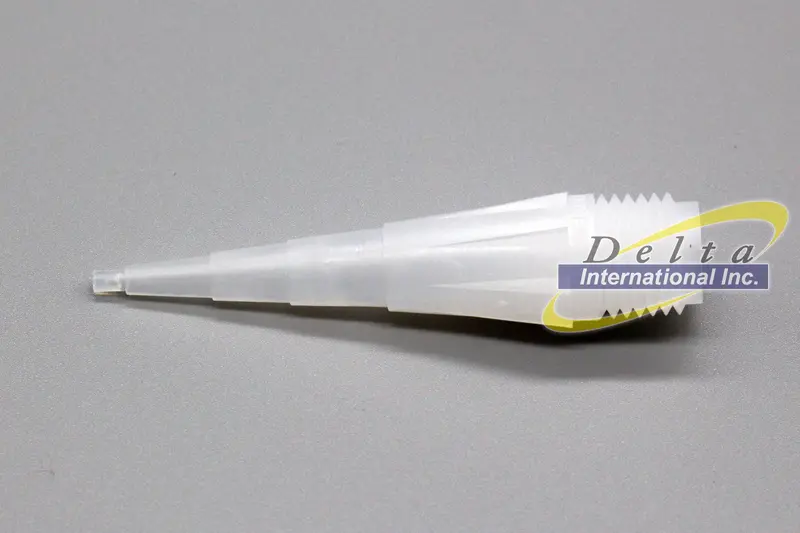 233495 Model 255 Polyethylene No Orifice X 2.5" Long X 1/4" Npt Male Thread High-Density Sealant Nozzle 1
