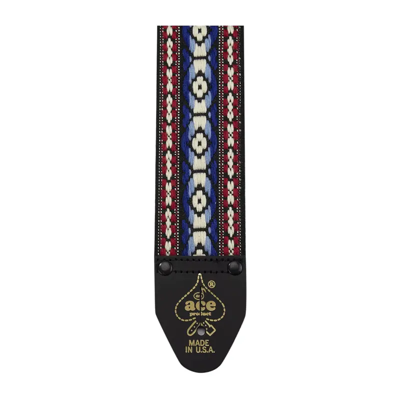 Ace Dn-Ace11 2" Vintage Reissue Guitar Strap - Bohemian Blue 1