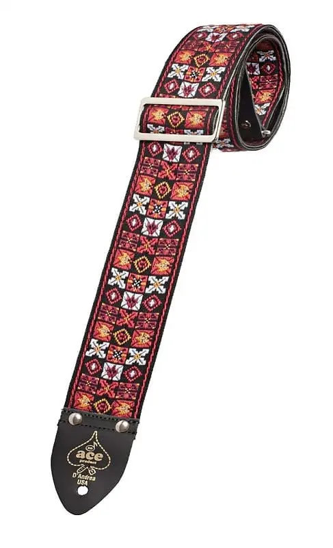 Ace Vintage Reissue X's And O's Guitar Strap 1