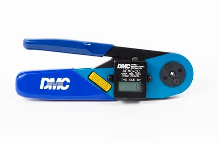 Afm8-Cc - Miniature Adjustable Indent Crimp Tool With Cycle Counter 1