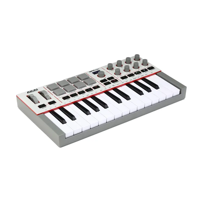 Akai Professional Mpk Mini Iv 25-Key Midi Keyboard Controller - White 1