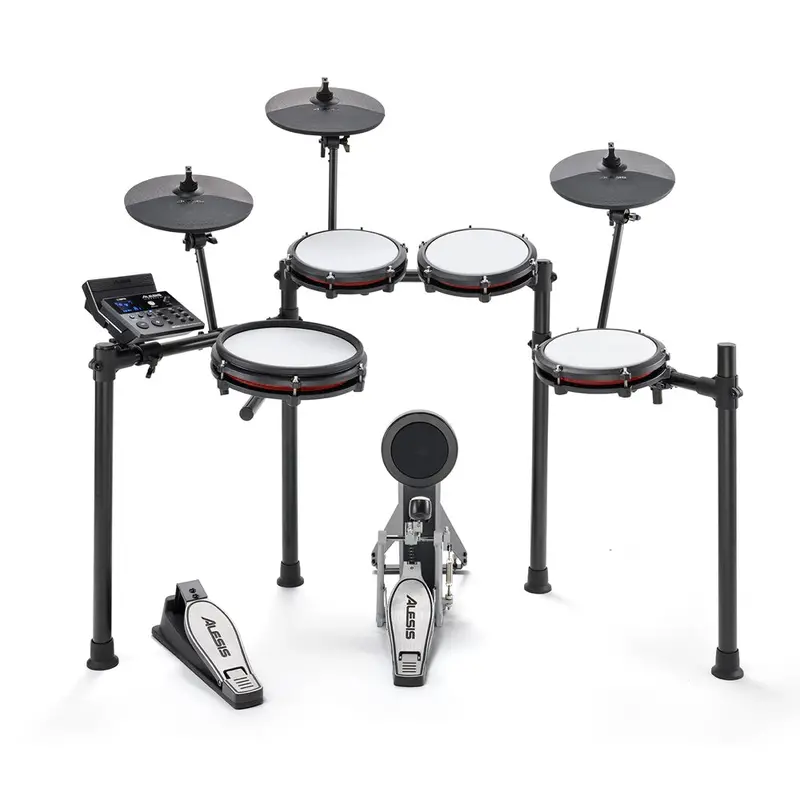 Alesis Nitro Max Mesh Electronic 5-Piece Electronic Drum Set 1