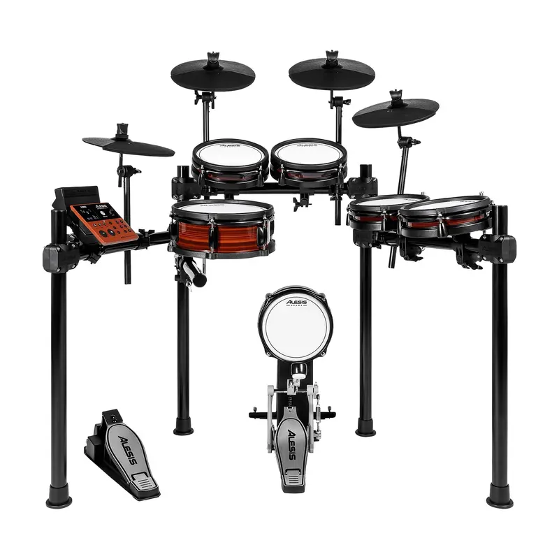 Alesis Nitro Pro Xl 10-Piece Electronic Drum Kit With Mesh Heads & Bluetooth 1
