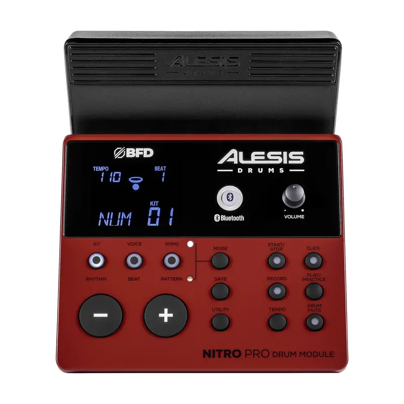 Alesis Nitro Pro Xl 10-Piece Electronic Drum Kit With Mesh Heads & Bluetooth 2