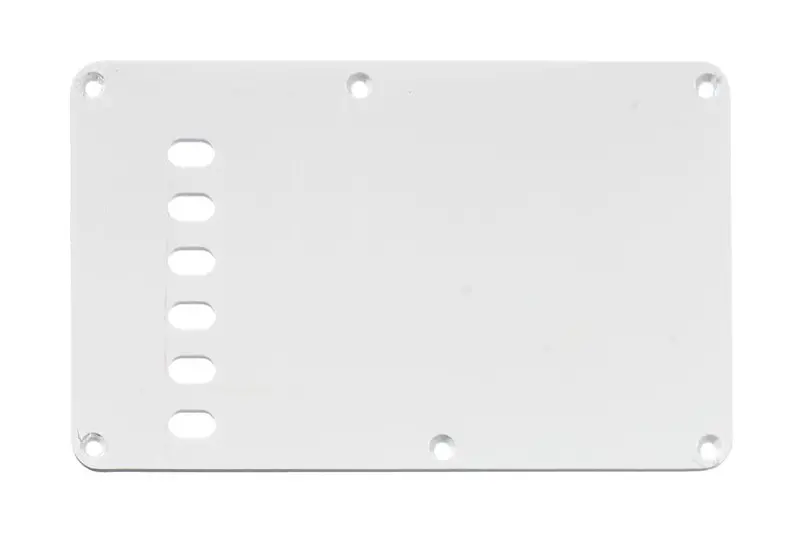 Allparts Tremolo Spring Cover Backplate - White 1