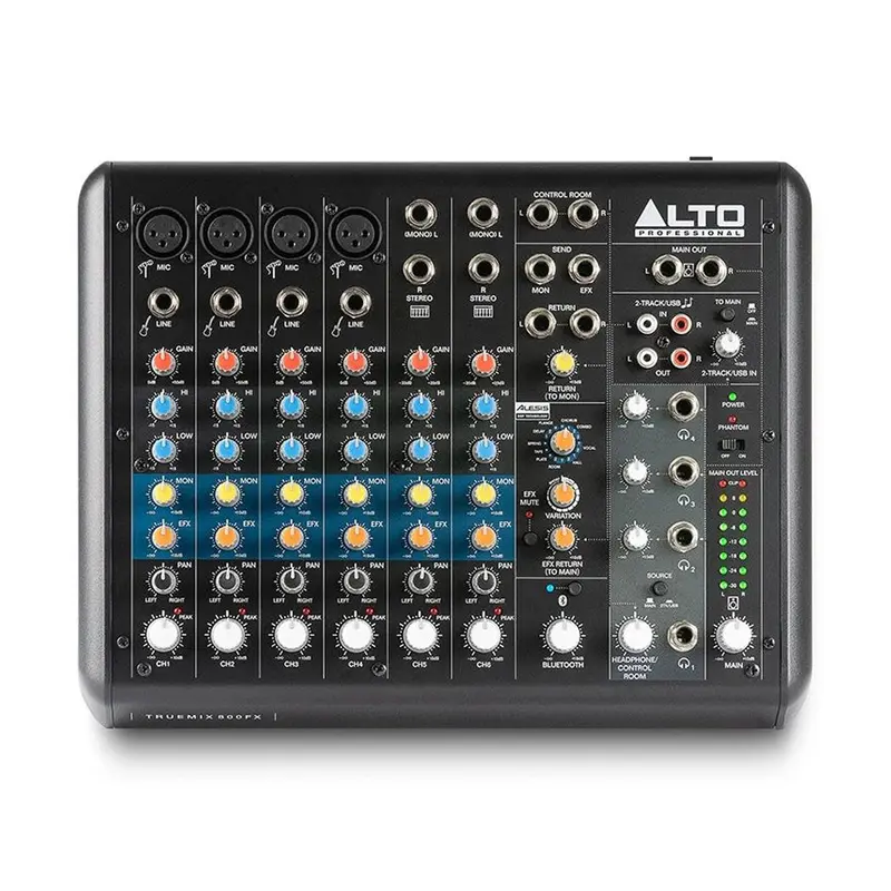 Alto Professional Truemix 800Fx 8-Channel Analog Mixer With Multi-Fx 1