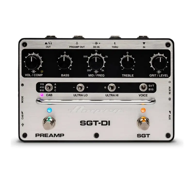 Ampeg Sgt-Di Bass Preamp Pedal And Di 1