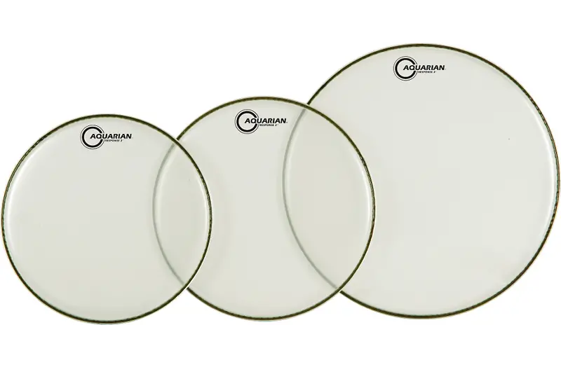 Aquarian Response 2 Standard Drumhead Pack 1