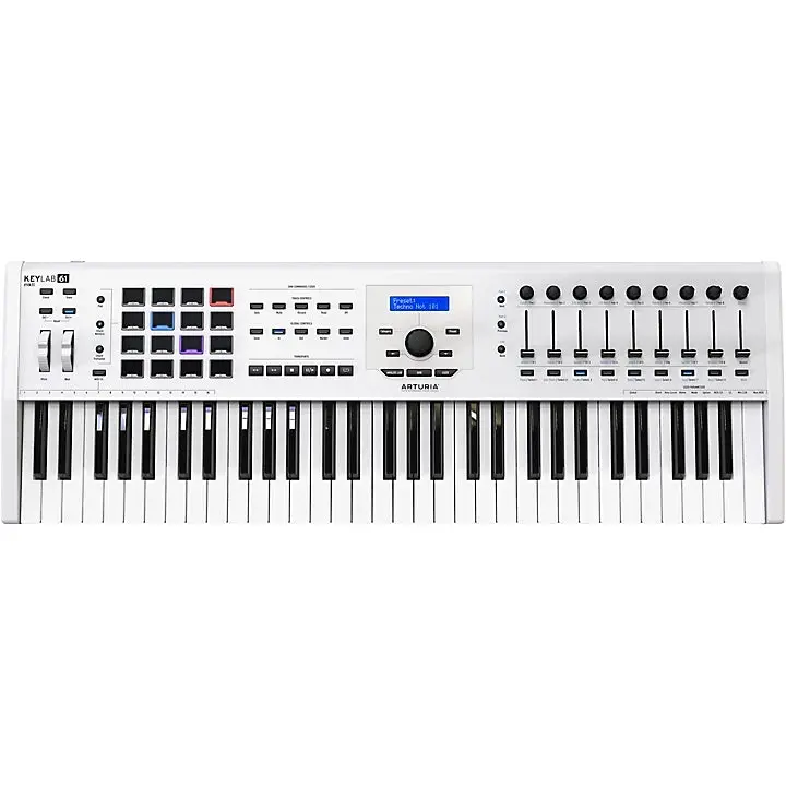 Arturia Keylab Mkii 61 - Professional Midi Controller And Software - White 1