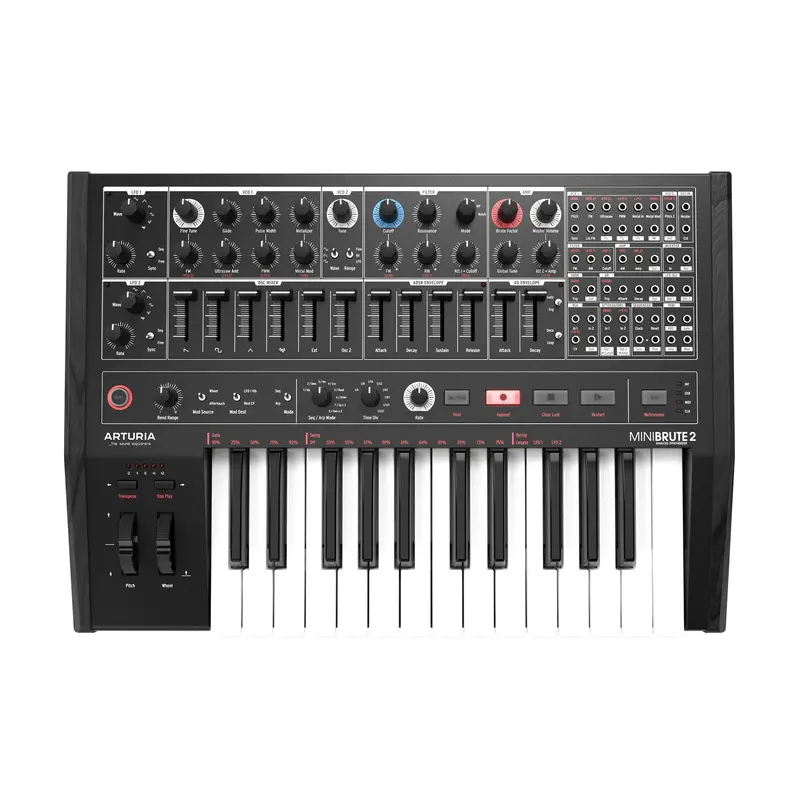 Arturia Minibrute 2 Semi-Modular Analog Synthesizer - Black 1