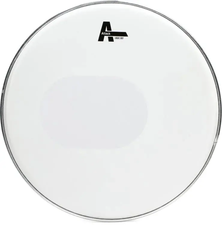 Attack 14" Logic Dot Snare Batter Drumhead With Center Oval Dot 1