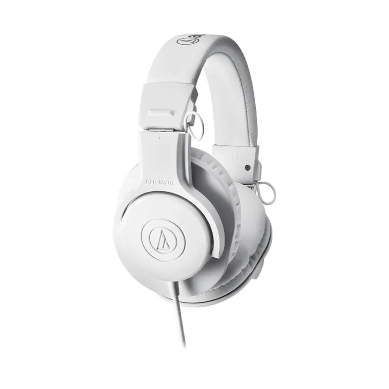 Audio-Technica Ath-M20x Closed-Back Monitoring Headphones - White 1