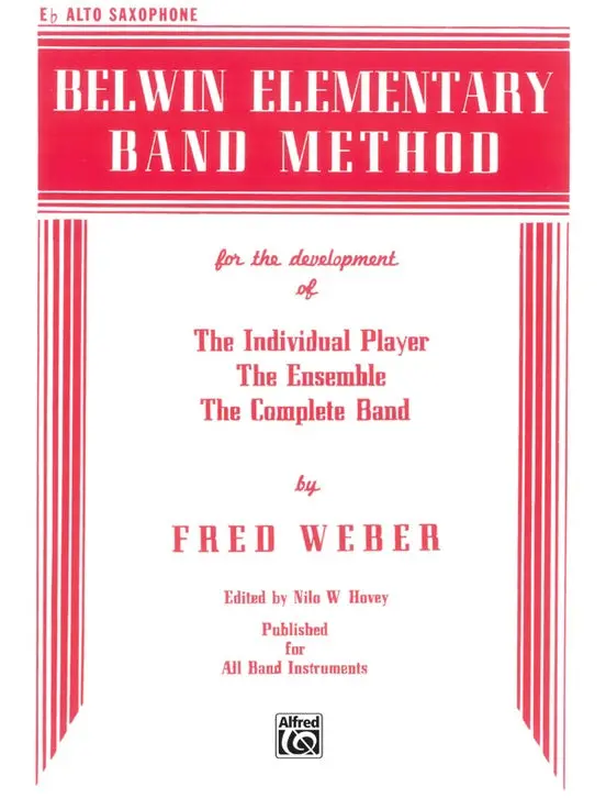 Belwin Elementary Band Method - Eb Alto Saxophone 1