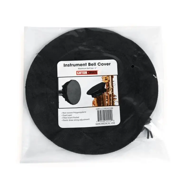 Black Bell Cover With Merv 13 Filter, 4-5 Inches 1