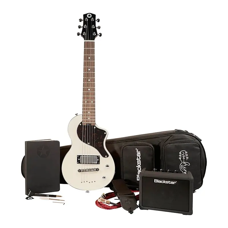 Blackstar Carry-On Deluxe Pack Electric Guitar - White - B-Stock 1