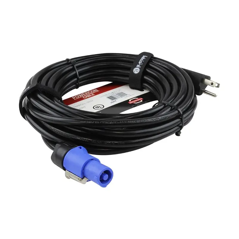 Blastking C1pcon 3 Pin Ac Power Plug To Powercon Cable - 25 Ft. 1