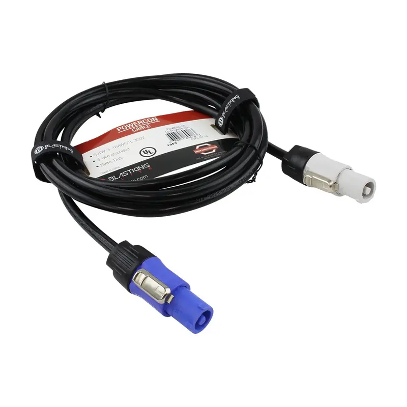 Blastking C2pcon Powercon To Powercon Cable - 10 Feet 1