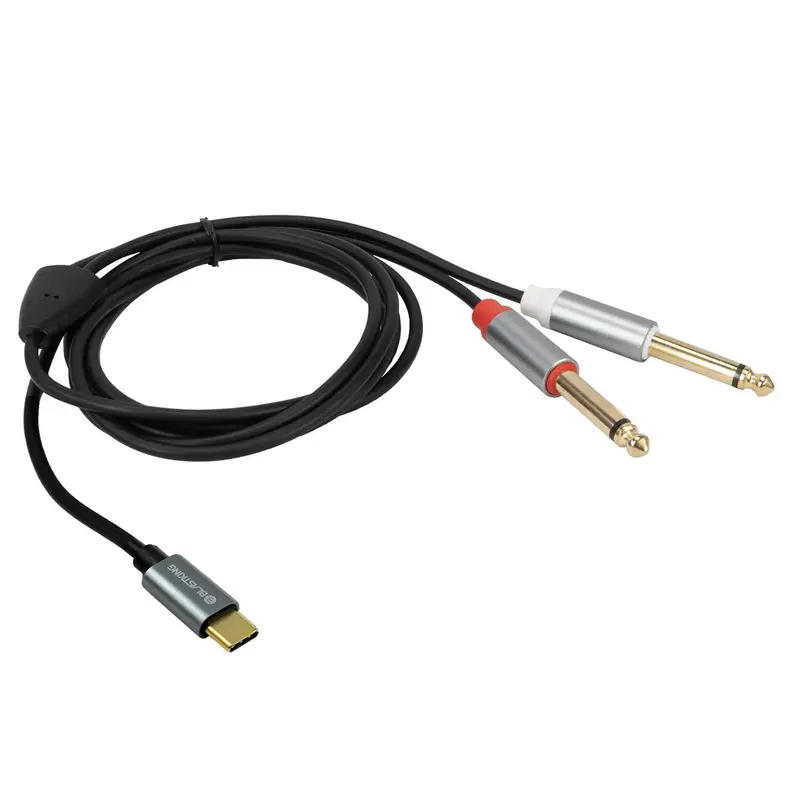 Blastking C2qtc-6 Usb-C To Dual 1/4” (6.35Mm) Audio Cable / 6Ft (1.82M) 1