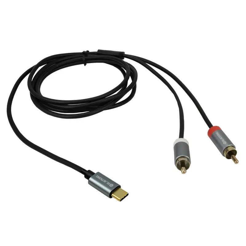 Blastking C2rtc-6 Usb-C To Dual Rca Male Audio Cable / 6Ft (1.82M) 1