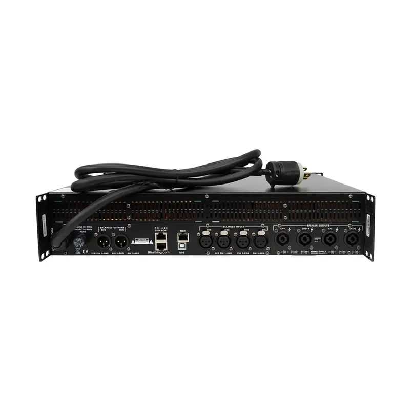 Blastking D10k-4S 10,000 Watt 4 Dsp Channel Class-D Smart Power Amplifier 2