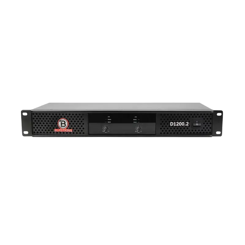 Blastking D1200.2 2400 Watt 2 Channel Class D Amplifier 1