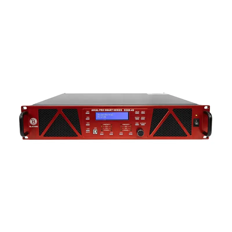 Blastking D20k-4S 20,000 Watt 4 Dsp Channel Class-D Smart Power Amplifier 1
