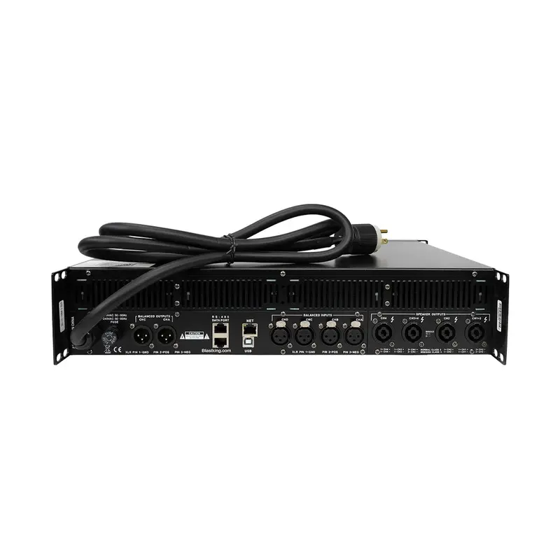 Blastking D20k-4S 20,000 Watt 4 Dsp Channel Class-D Smart Power Amplifier 2