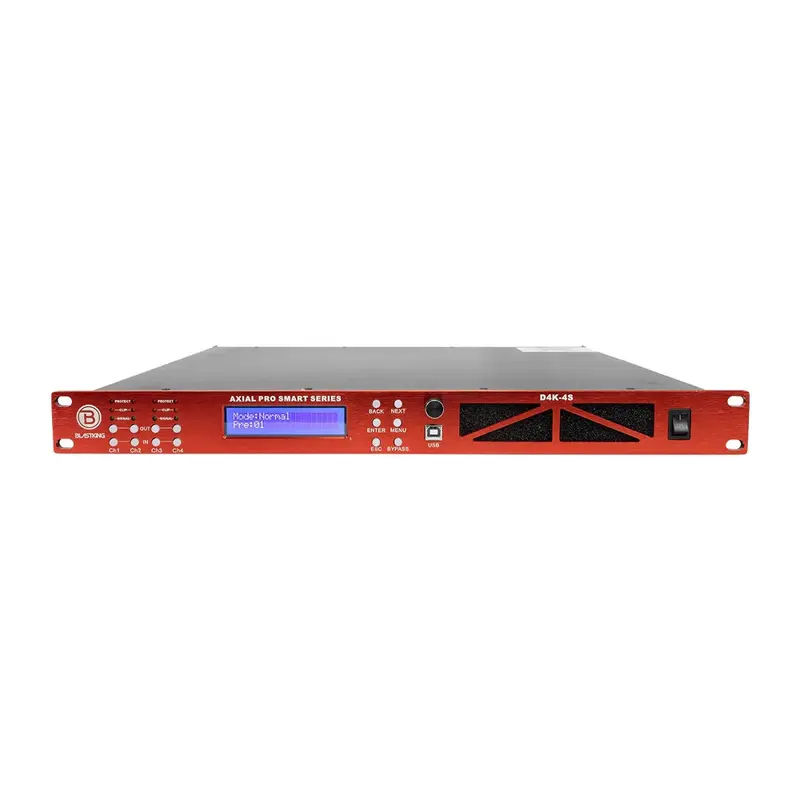 Blastking D4k-4S 4,000 Watt 4 Dsp Channel Class-D Smart Power Amplifier 1