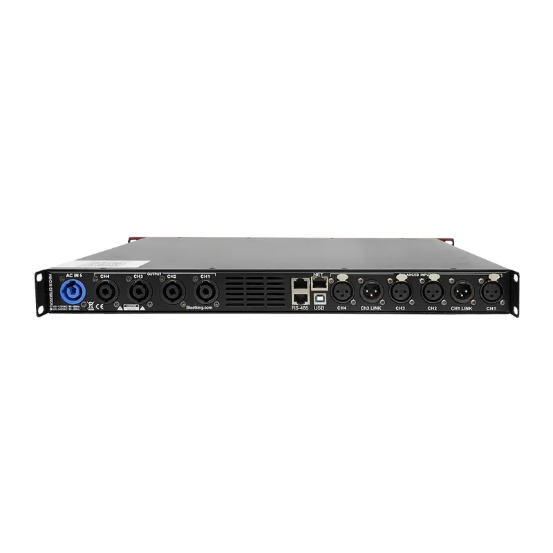 Blastking D4k-4S 4,000 Watt 4 Dsp Channel Class-D Smart Power Amplifier 2