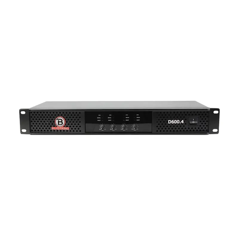 Blastking D600.4 2400 Watt 4 Channel Class D Amplifier 1