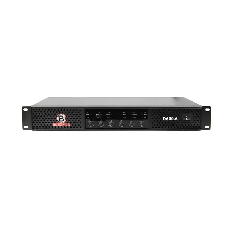 Blastking D600.6 3600 Watt 6 Channel Class D Amplifier 1