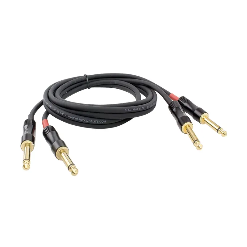 Blastking Dual 1/4" To 1/4" Mono Cable - 25 Ft. 1