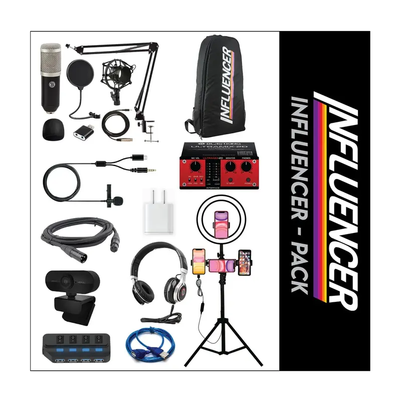 Blastking Influencer Complete Recording Pack - Black 1