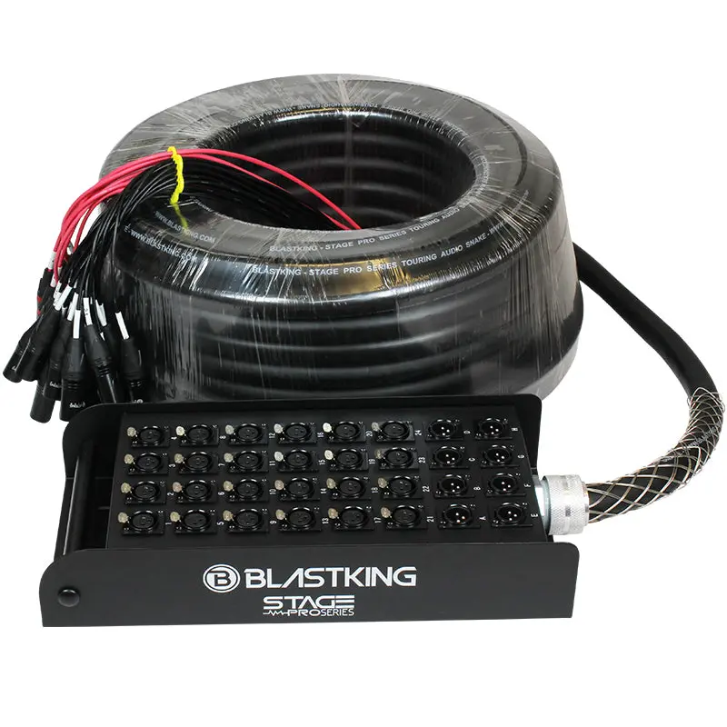 Blastking Stage / Studio Snake Cable 24×8, 100 Ft. – Sps24x8-100 1