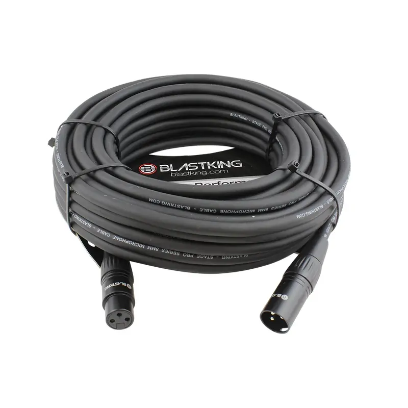 Blastking Xlr Male To Xlr Female 50 Ft. Microphone Cable - Sp50xlr 1