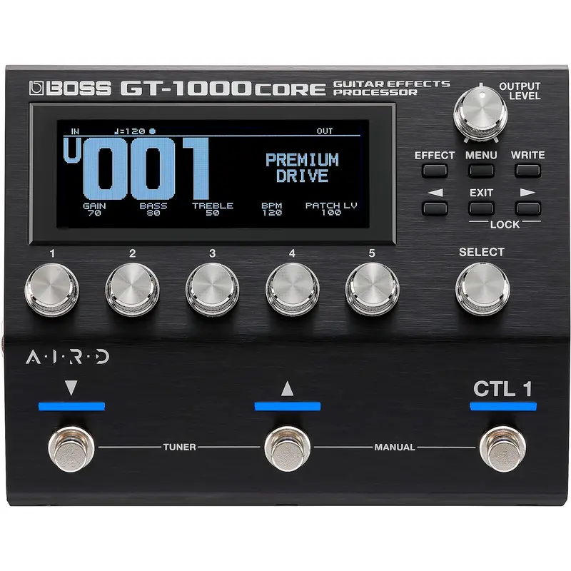 Boss Gt-1000Core Multi-Effects Processor Black 1