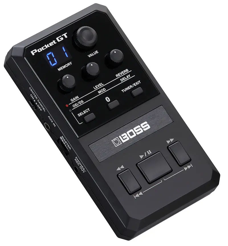 Boss Pocket Gt Rechargeable Guitar Amp Modeler 1