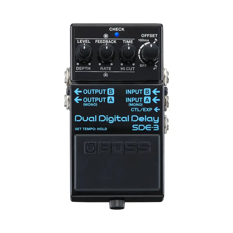 Boss Sde-3 Dual Digital Delay Pedal 1