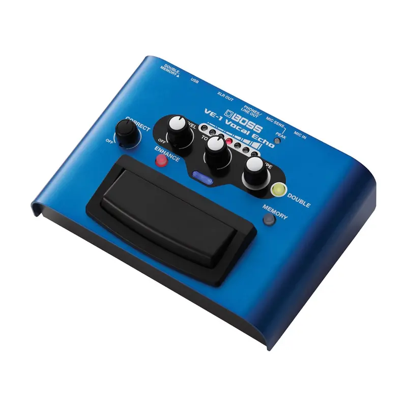 Boss Ve-1 Vocal Echo Voice Effects Pedal 2