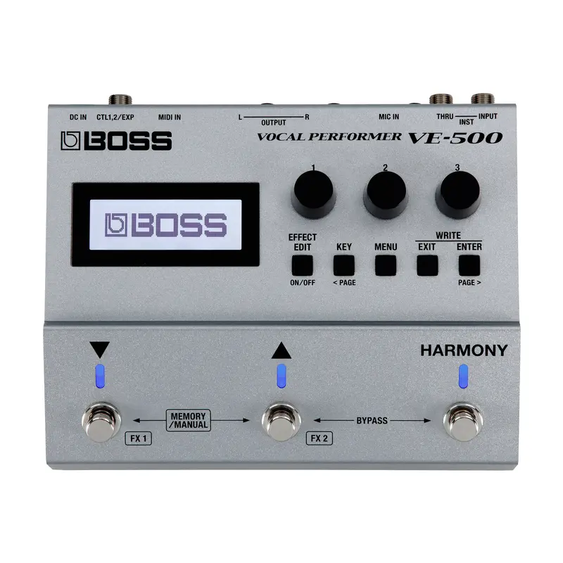 Boss Ve-500 Vocal Performer Effects Pedal 1