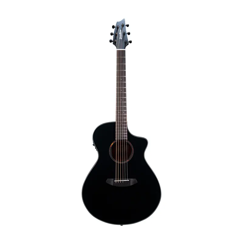 Breedlove  Eco Discovery S Concert Ce Acoustic-Electric Guitar - Black - Dscn28ceeuam 1