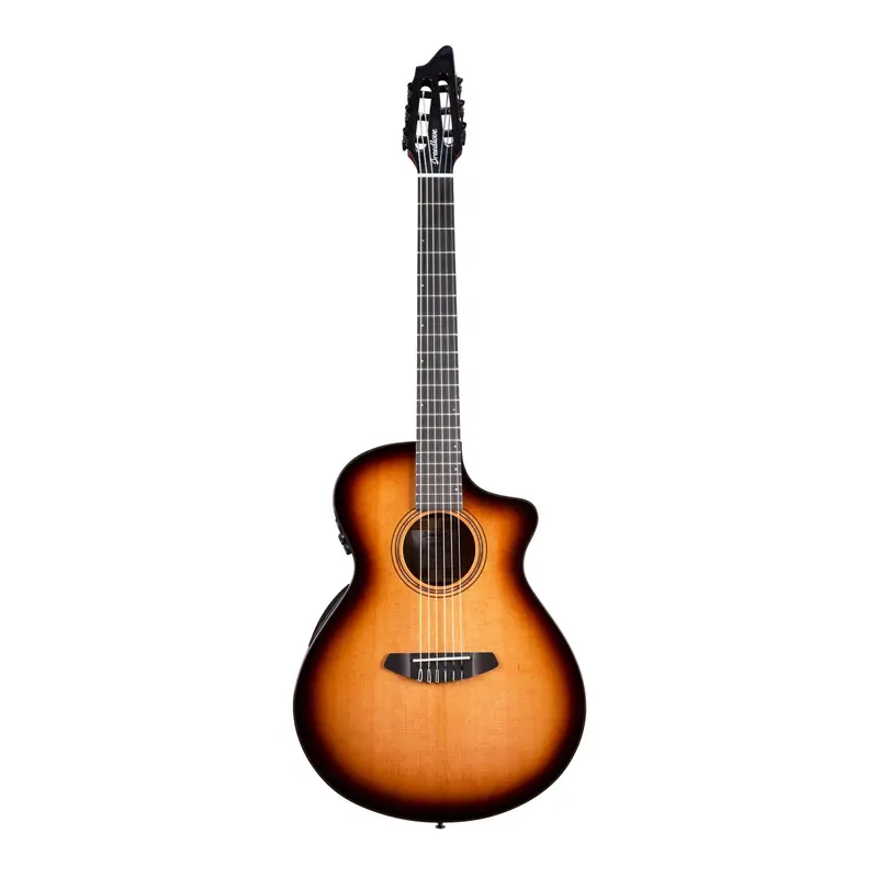 Breedlove Organic Solo Pro Concert Ce Nylon-String Acoustic-Electric Guitar  - Edgeburst 1