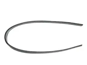 Bt-A-6010-Bk - Replacement Straight Strap (No Stitching) 0.50" Wide Black 1