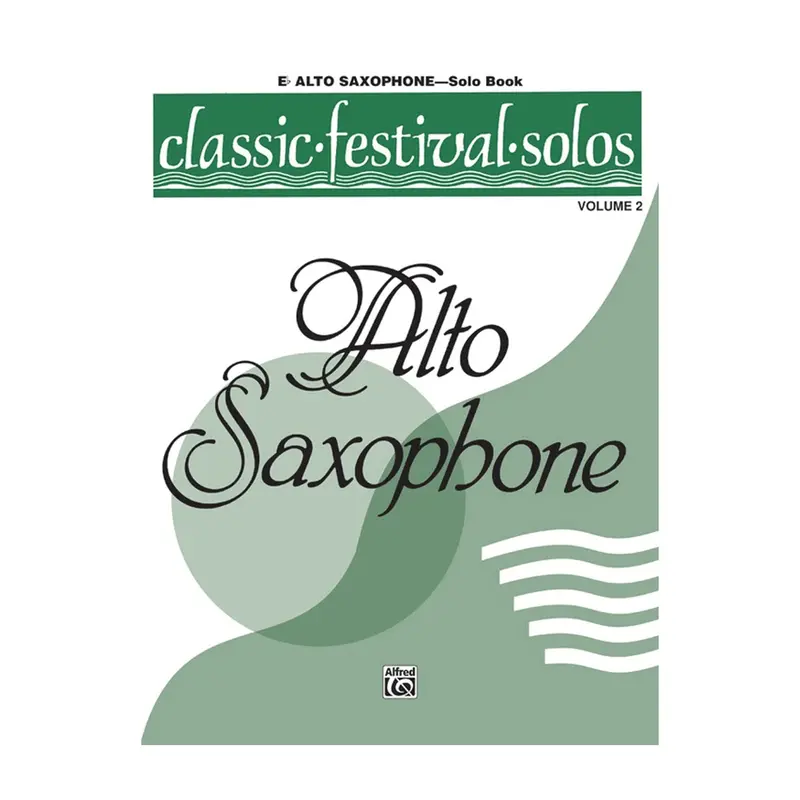 Classic Festival Solos (E-Flat Alto Saxophone), Volume 2 Solo Book 1