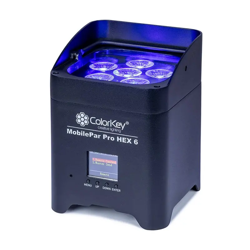 Colorkey Mobilepar Pro Hex 6 Wireless Rgbaw+Uv Led Fixture 1
