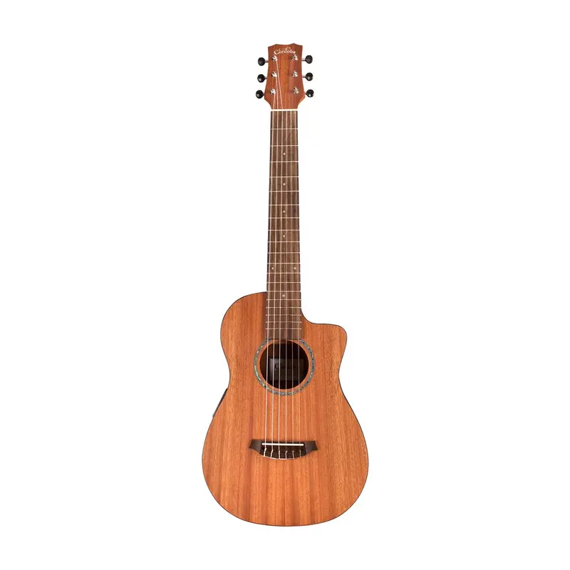 Cordoba Mini Ii Mh-Ce Nylon-String Acoustic-Electric Guitar - Mahogany 1