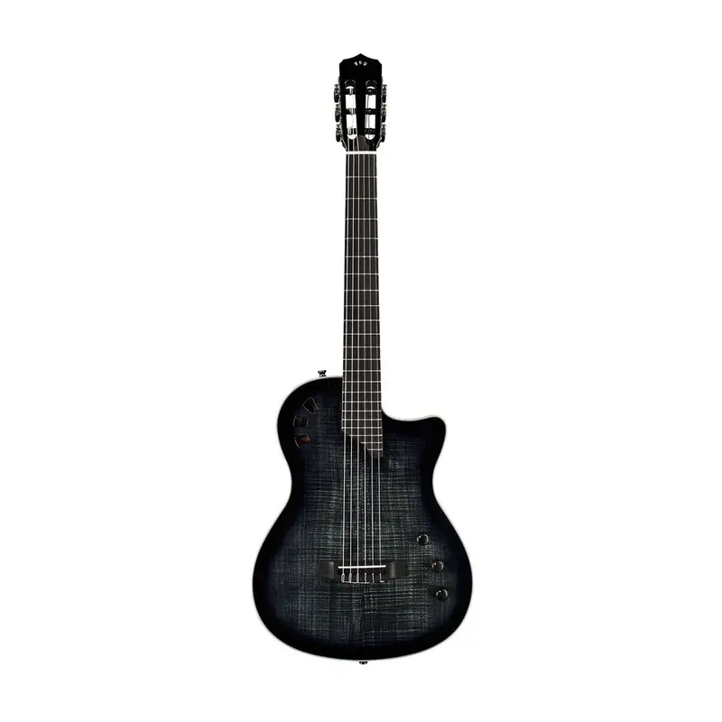 Cordoba Stage Nylon-String Acoustic-Electric Guitar - Black Burst 1