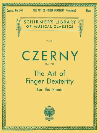 Czerny Op. 740: Art Of Finger Dexterity For The Piano Complete 1