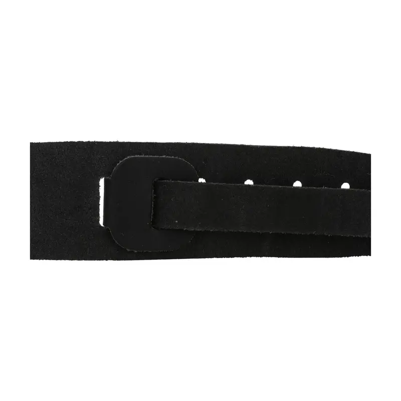 D'addario 2.5-Inch Basic Classic Leather Guitar Strap Adjustable 44.5" To 53" - Black 2
